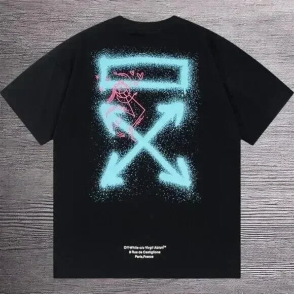 Off-White Men's Black Short Sleeve T-Shirt - Picture 1 of 4